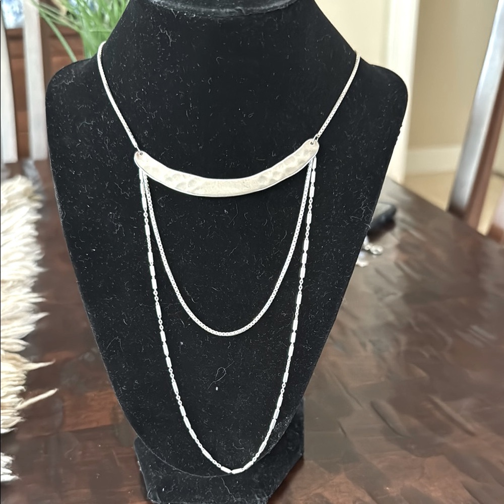 Silpada Sterling Silver Multi Chain Necklace